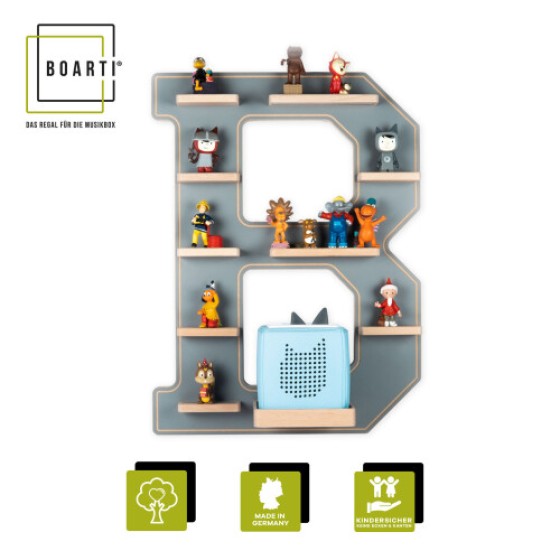 Regal Buchstabe B for Toniebox Tonies